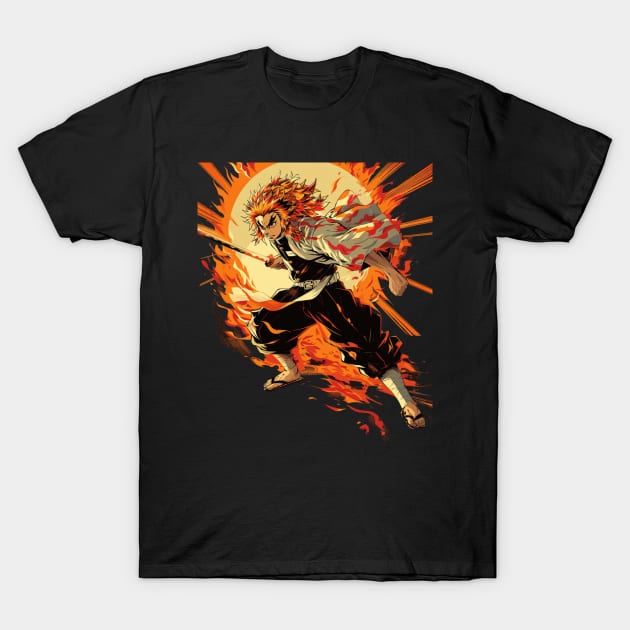 Demon Slayer Spectacular Soundtracks T-Shirt by labyrinth pattern